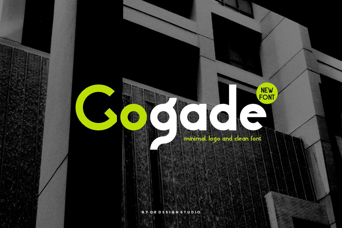 Пример шрифта Gogade Regular