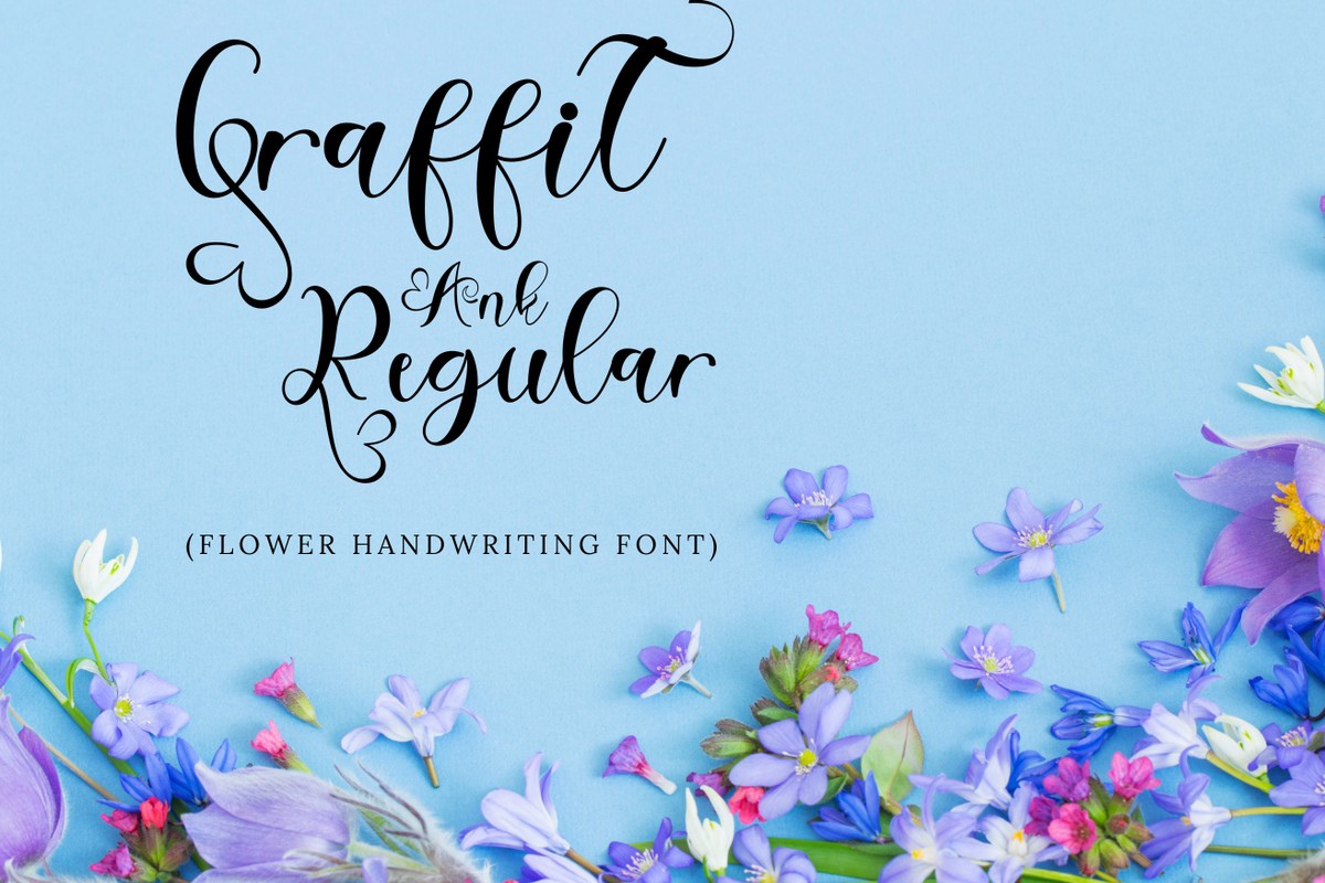 Пример шрифта Graffit Ank Regular