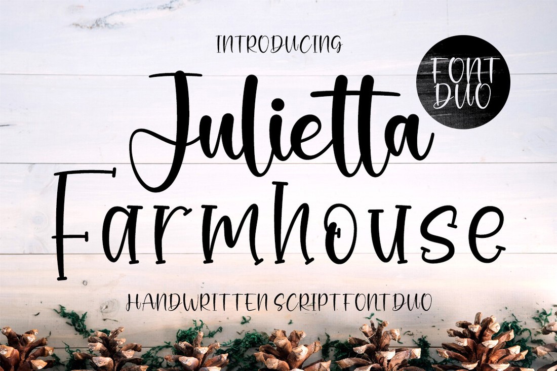 Пример шрифта Julietta Farmhouse Regular