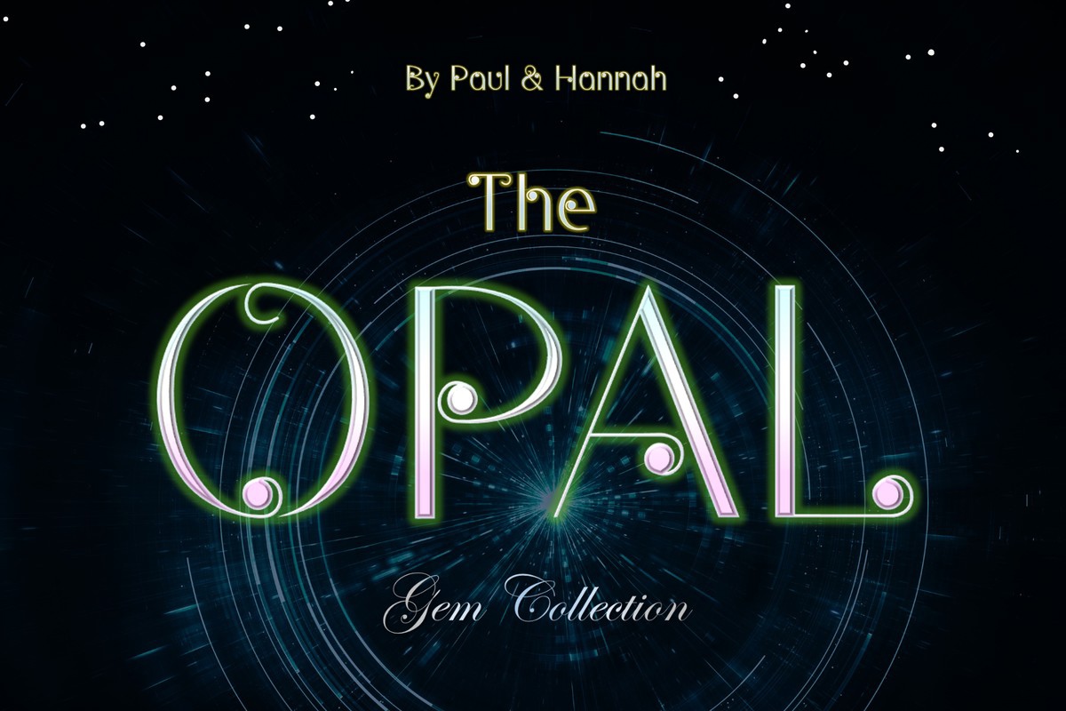 Пример шрифта The Opal Regular