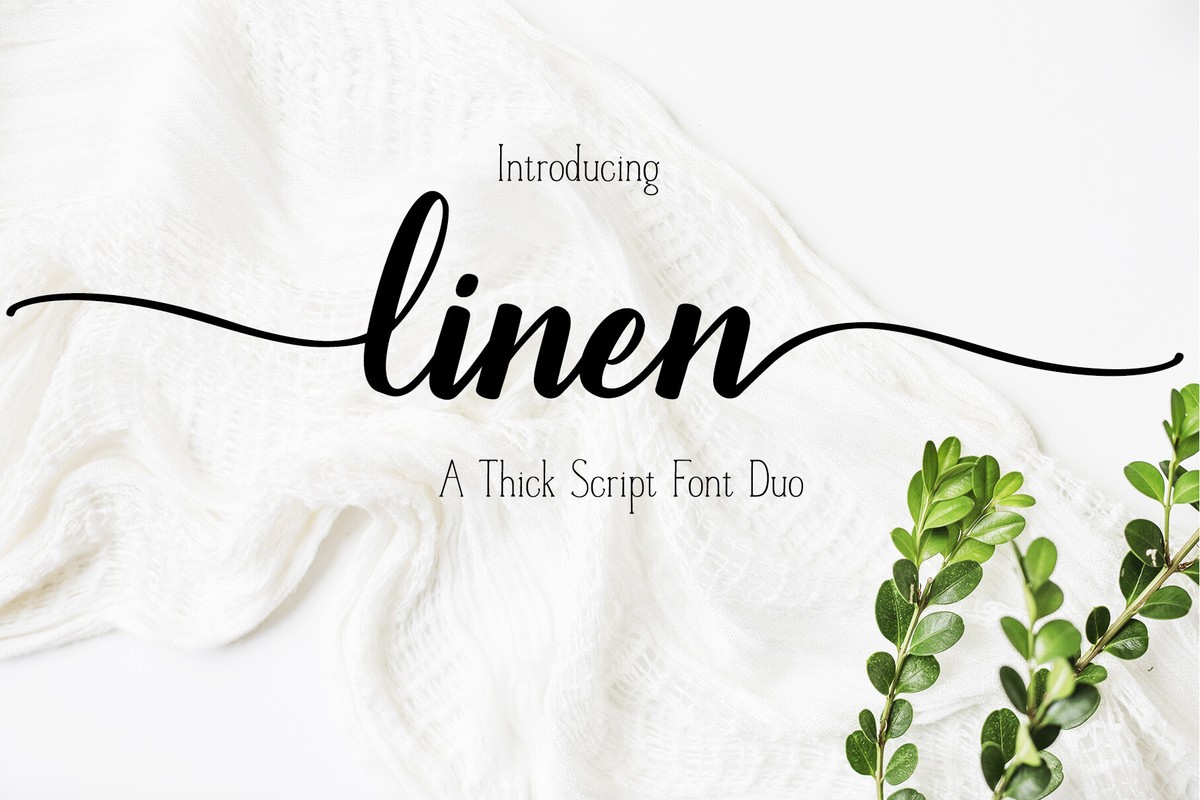 Пример шрифта Linen Regular