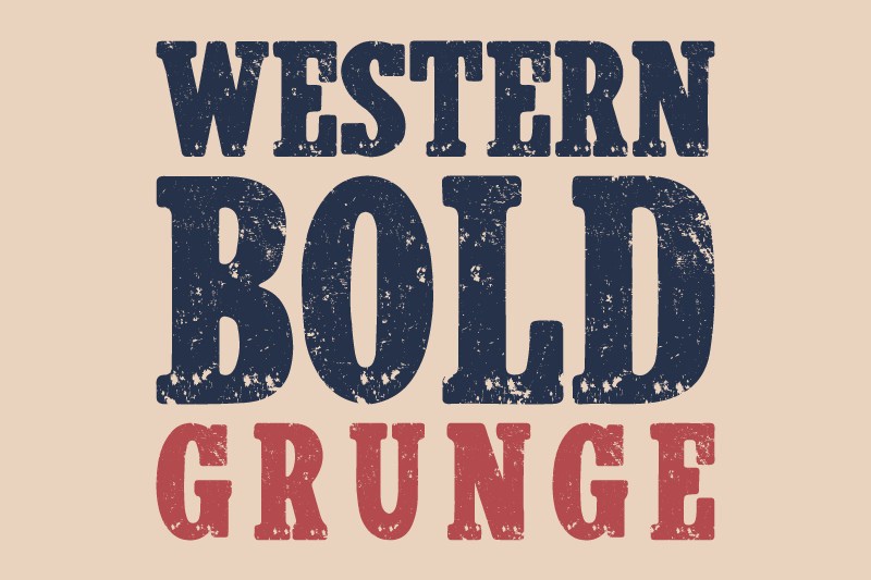 Пример шрифта Western Bold Grunge Regular