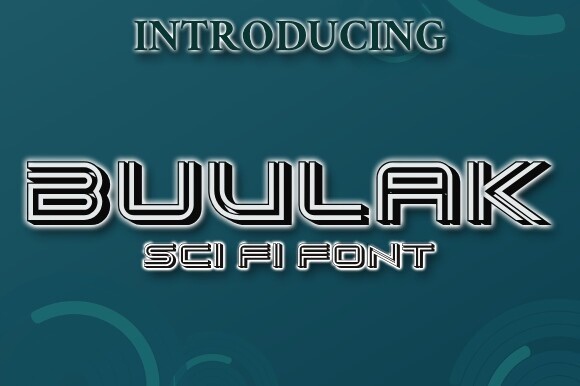 Пример шрифта Buvlak Regular