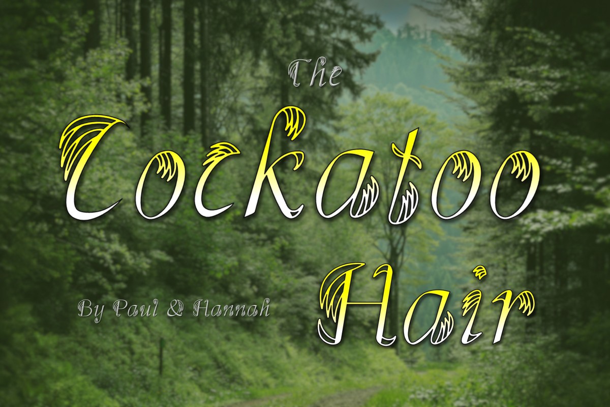 Пример шрифта Cockatoo Hair Regular