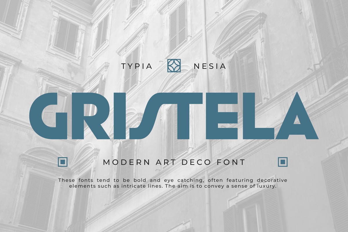 Пример шрифта Gristela Regular