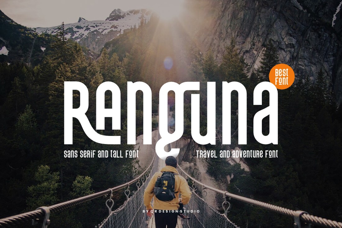 Пример шрифта Ranguna Regular