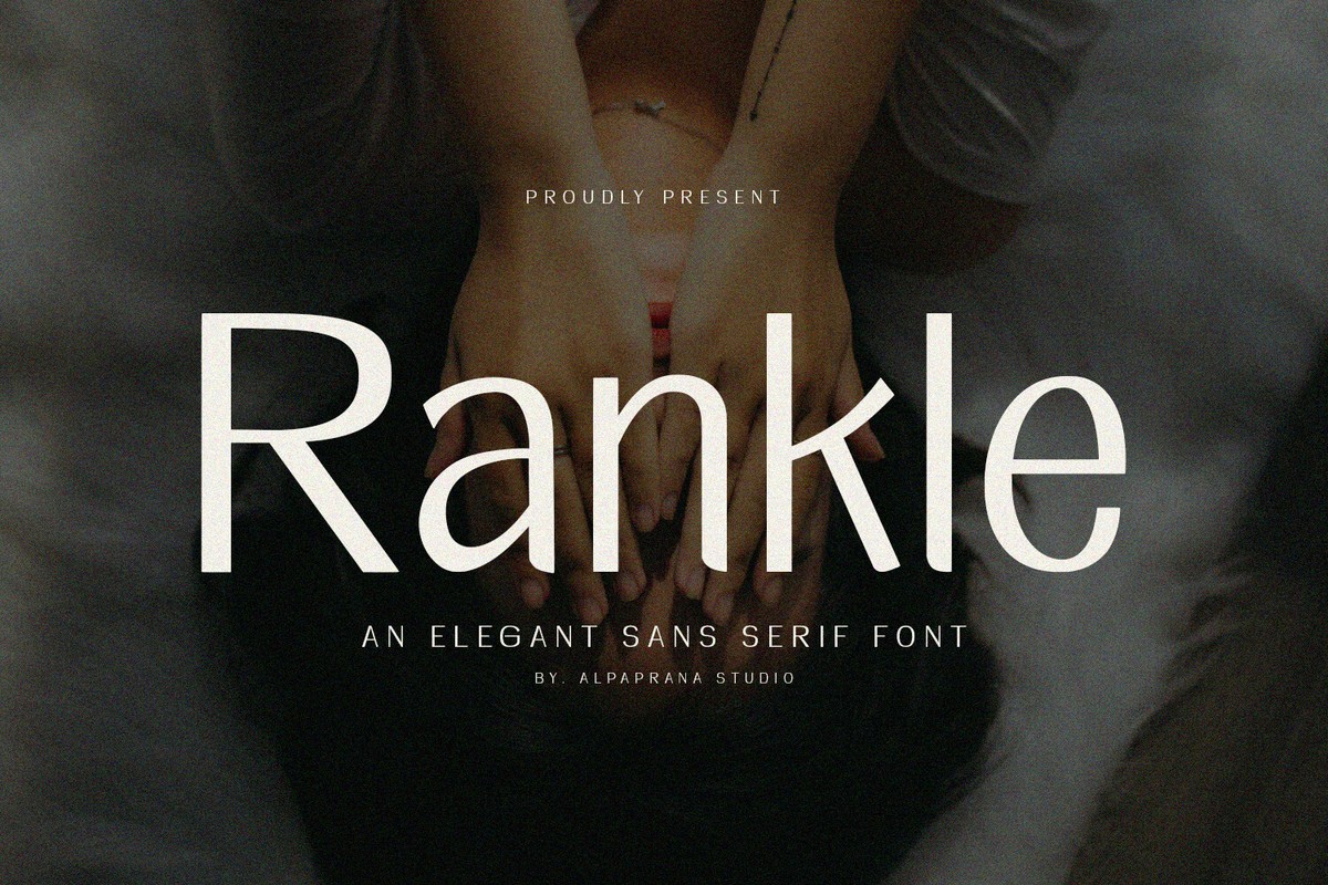 Пример шрифта Rankle Regular