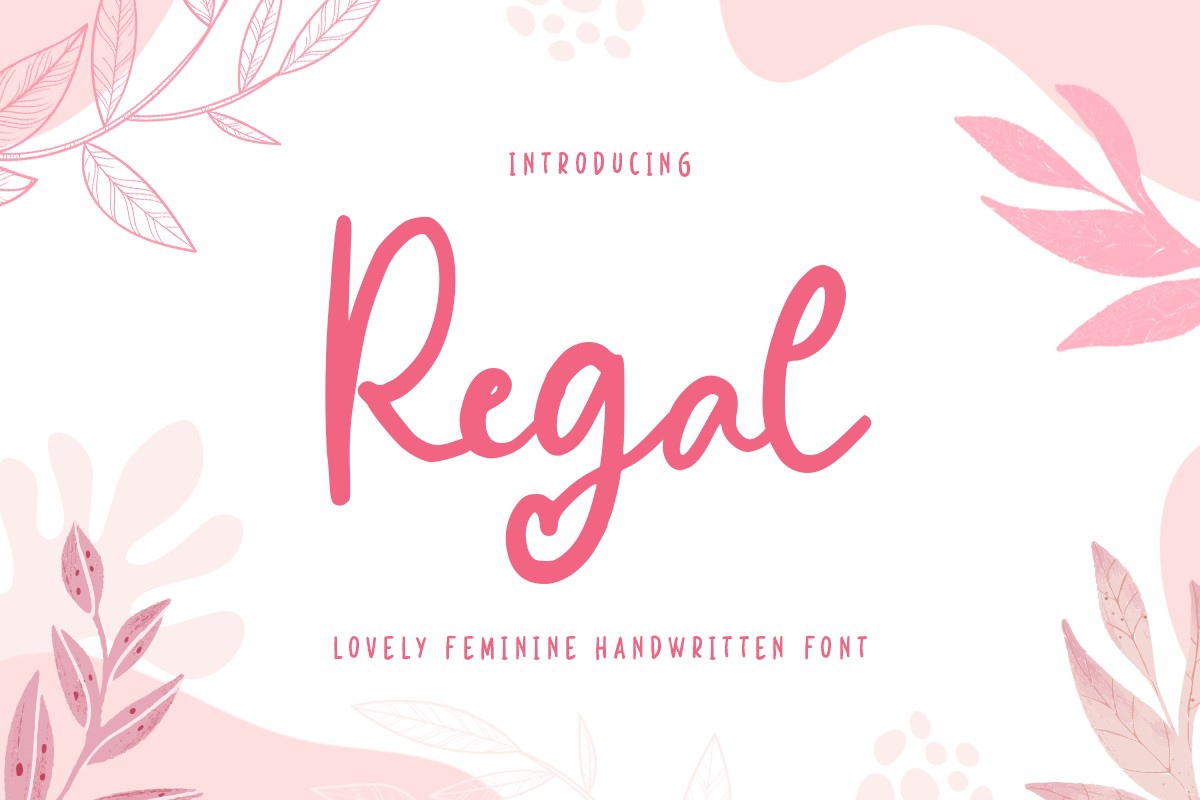 Пример шрифта Regal Regular