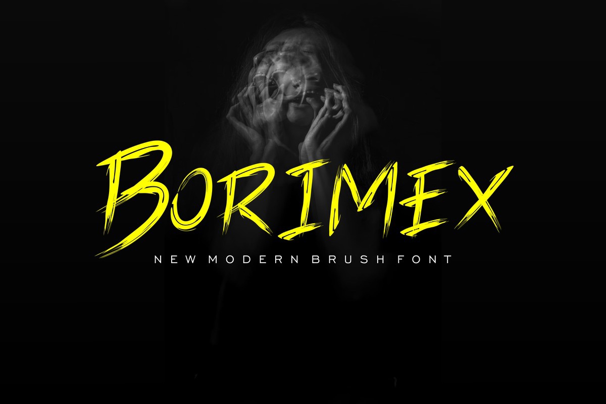 Пример шрифта Borimex Regular