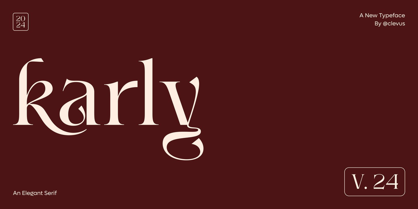 Пример шрифта Karly Regular