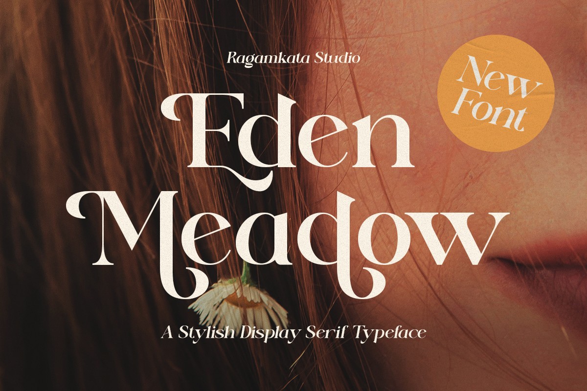 Пример шрифта Eden Meadow Regular
