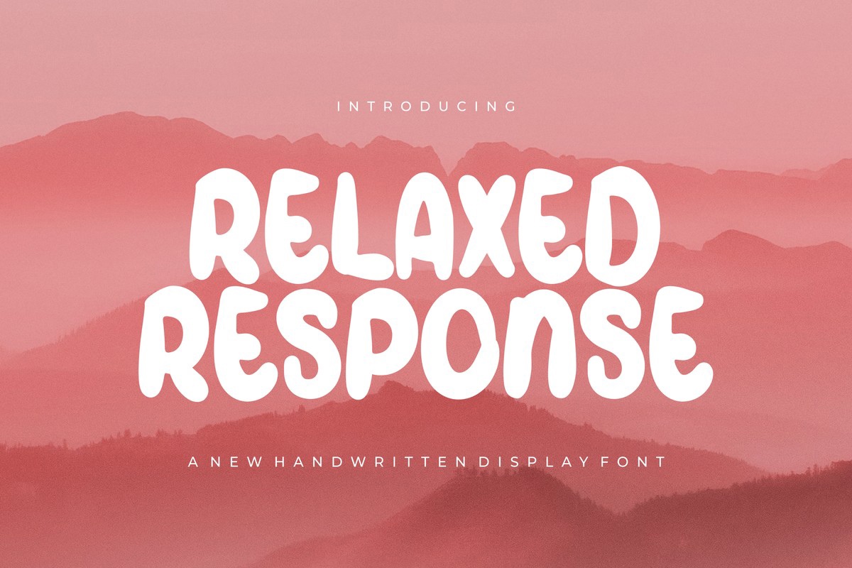 Пример шрифта Relaxed Response Regular