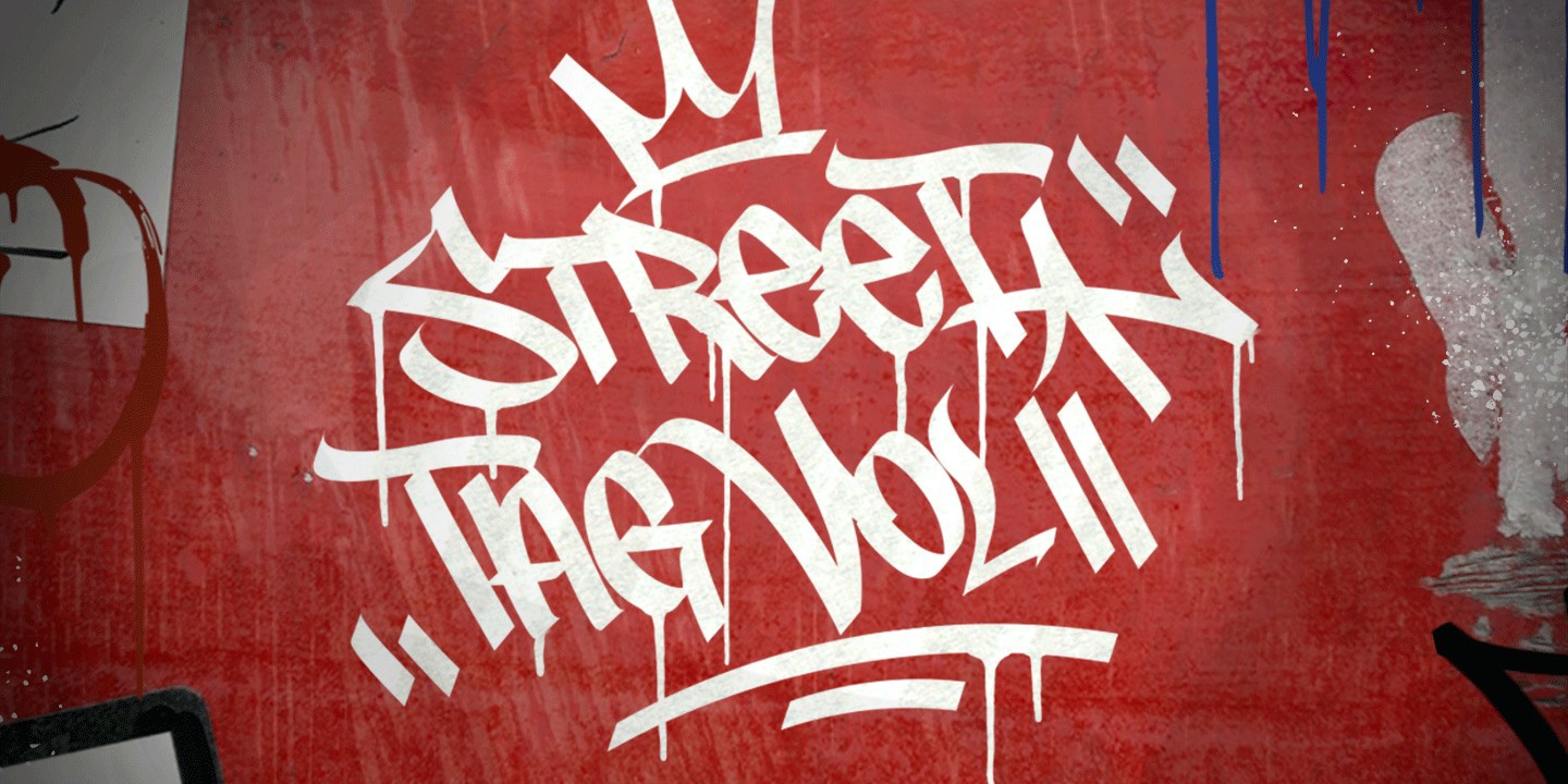 Пример шрифта Street Tag Vol 2 Regular
