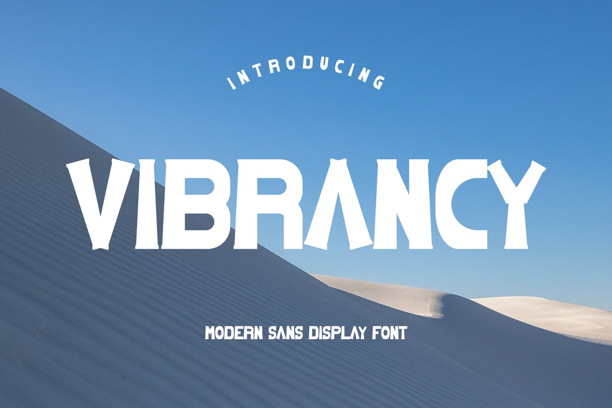Пример шрифта Vibrancy Regular
