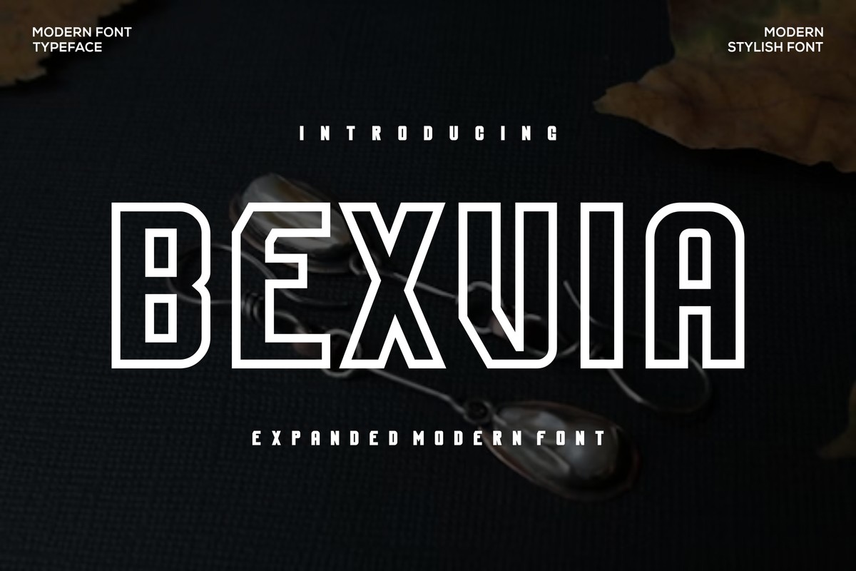 Пример шрифта Bexvia Regular