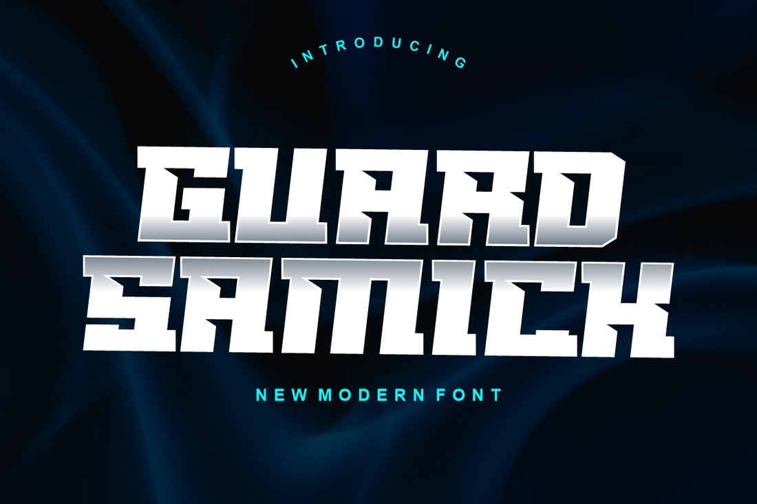 Пример шрифта Guard Samick Regular