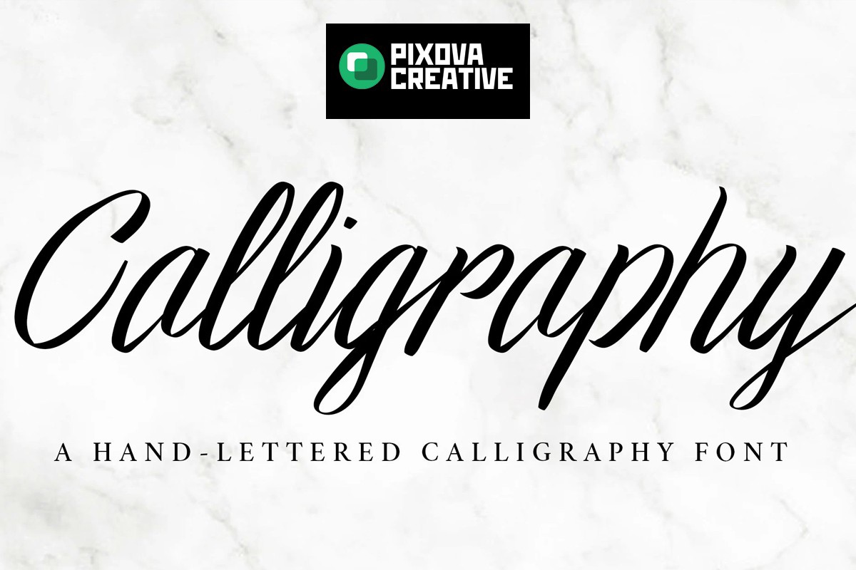 Пример шрифта TXCD Calligraphy Regular